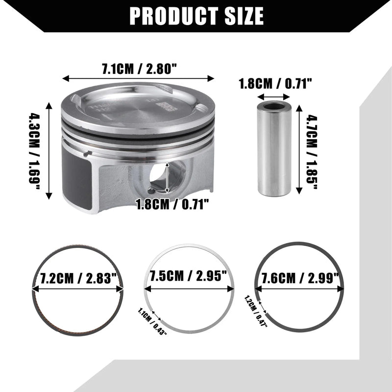 Chevrolet Cruze 1.4L L4 Engine Piston & Pin Snap Ring (2011-2016)