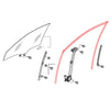 Honda CR-V 2007-2011 Front Door Glass Run Channel Seal Set