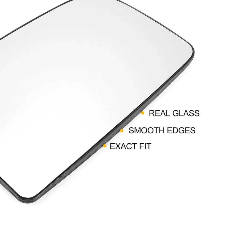 Mercedes Sprinter Left Upper White Mirror Glass w/ Back Non-heated (2006-2011)