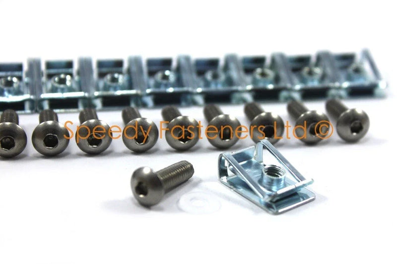 Aprilia RSV Mille 1000 10 x Tête de fourche Panneau Boulons Inox 50 m5