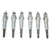 MK MQ G160 Patrol SD33 82~83 SD33T Turbo Diesel Set 6 Glow Plugs 24 volt