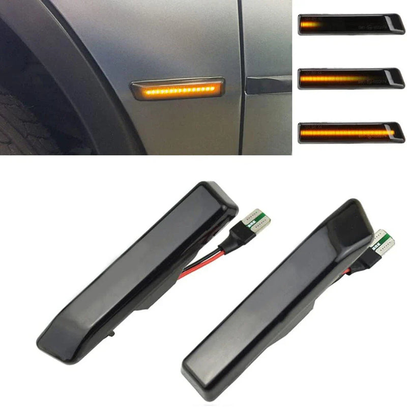 BMW E53 X5, E36 M3 Smoked Sequential LED Side Marker Lights (2000-2006)