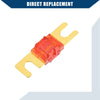 Car Motorcycle Boat Gold Tone Red 10 x 50A Mini ANL Fuses