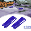 Jeep Wrangler JL JLU Blue Engine Hood Hinge Covers (2018-2021)