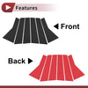 Nissan Pathfinder (2024) Black Front Rear Left Right Door Pillar Window Trim