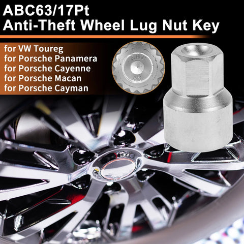 VW Toureg Key Socket Removal Tool Wheel Lock Lug Nut