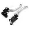 Honda XR250 XR400 Silver CNC Pivot Brake Clutch Levers (1995-2007)