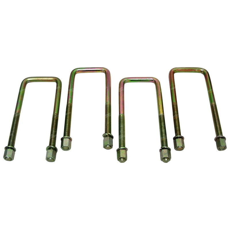 Landcruiser 70 Series FJ75 HJ75 HZJ75 4 Front Leaf Spring U-Bolt + Nut Set