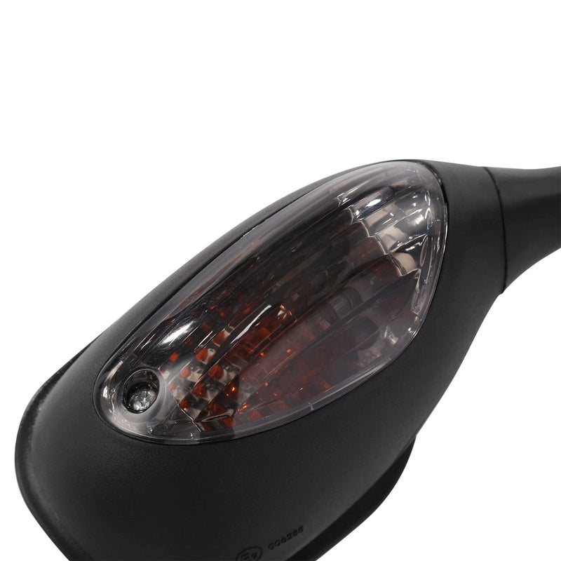 Suzuki GSXR600 GSXR750 Rearview Side Mirrors with Turn Signals (2006-2025)