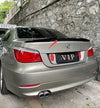 BMW E60 5 Series Sedan Rear M4 Style Spoiler Wing Glossy Black (2003-2010)