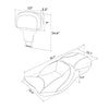 Harley Road Glide Driver Passenger Seat & Rider Backrest (2009-2023)