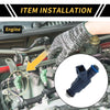 Ford Explorer 2002-2003 - 4 Holes, Navy Blue Fuel Injector Nozzle