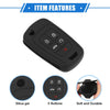 Chevrolet Camaro (2010-2019) Black 2 x 5 Button Smart Remote Key Shell