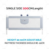 Toddler Cot Guard Adjustable Folding Kids Safety Bed Rail