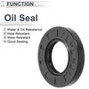 Oil Seal Rotary Shaft Seal TC Seal Ring Nitrile Rubber 28x52x8mm Black 5 Pcs
