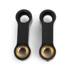 Motorcycle Black Right Hand Thread M10 Mirror Extension Flares