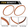 Toyota Tacoma AC Vent Dashboard Decoration Rings  Orange (2016-2021)