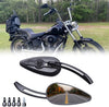 Harley Touring Softail Dyna Sportster Motorcycle Skull Teardrop Mirrors