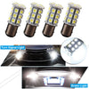 4 x BA15D 5050 27 SMD White Marine Boat Cabin Lamp Bulb