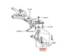 Mitsubishi Mirage Hatchback Lower Control Arm (2012-2022)