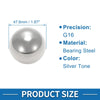 38.1mm Bearing Ball Steel G16 Precision Silver Tone 1 Pc