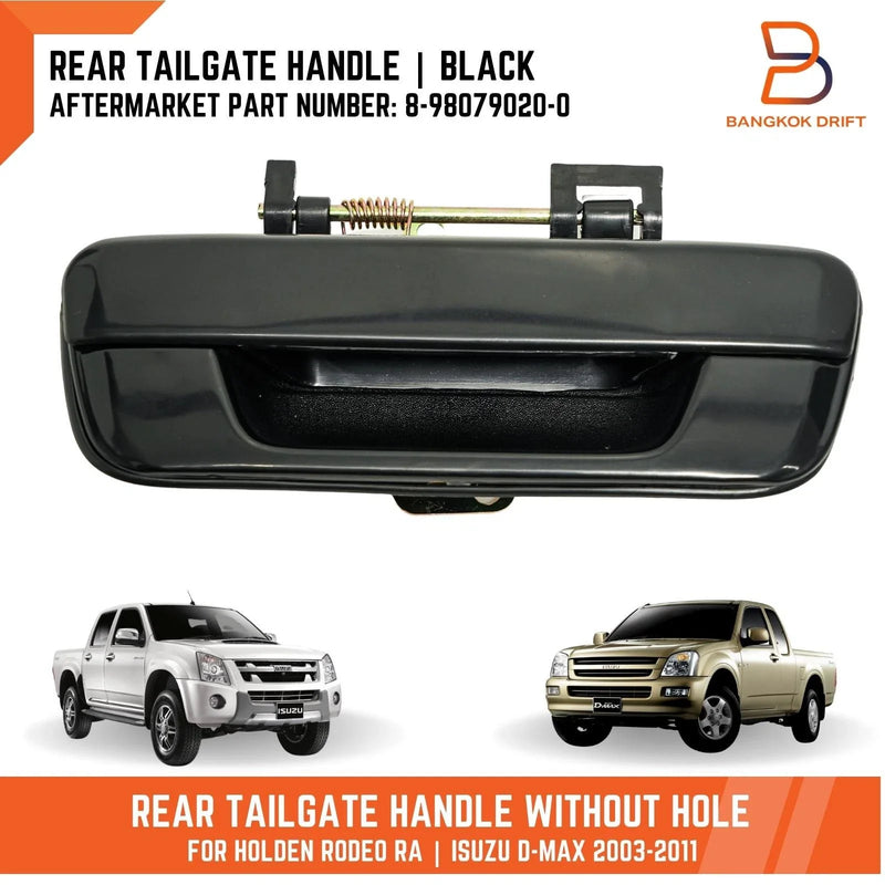 Holden Rodeo Black Rear Tailgate Handle (2003-2008)