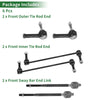 Ford Explorer 6pcs Front Suspension Tie Rod Ends (2002-2010)