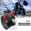 Motorcycle Scooter Cat Ears / 2 x / Style Helmet Stick-On Decoration