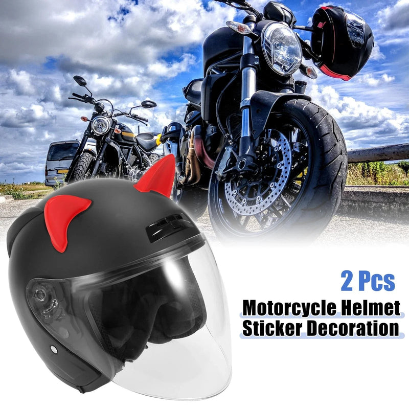 Motorcycle Scooter Cat Ears / 2 x / Style Helmet Stick-On Decoration