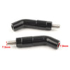 Harley Iron 1200 XL1200NS Black Mirror Stem Extenders (2018-2019)