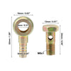 Motorcycle 1 x M8x1 Banjo Bolt Kit with Copper Washers
