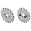 Motorcycle Chain 17T Front Engine Sprocket 17mm Titanium Tone