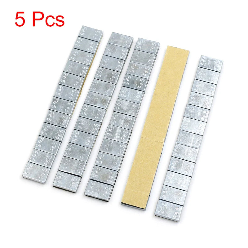 Motorcycle 2.1oz Adhesive Wheel Balance Weights Strips 140x19mm 5pcs