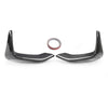 BMW F80 M3 F82 M4 Carbon Look Front Bumper Upper Vent Cover & Lower Splitters