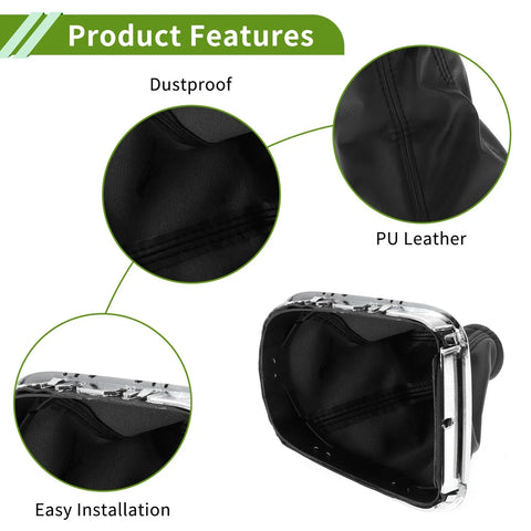 Chevrolet Cruze Black Faux Leather Gear Shift Stick Gaiter (2008-2012)