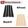 Lexus GS (2012-2019) Black 4 Pcs Door Pillar Window Trim