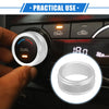 Toyota Camry (2021-2023) Silver Tone AC Climate Control Knob Rings