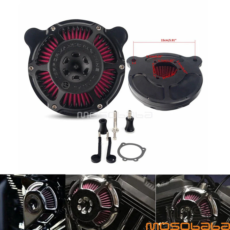 Harley Dyna Low Rider Billet Aluminum Intake Air Cleaner Filter (00-16)