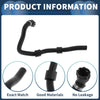 BMW X3 E83 (2007 - 2010) Rubber Black HVAC Heater Hose