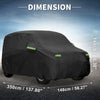 Honda N-WGN Black 350x148x143cm Waterproof Car Cover (2013-2023)