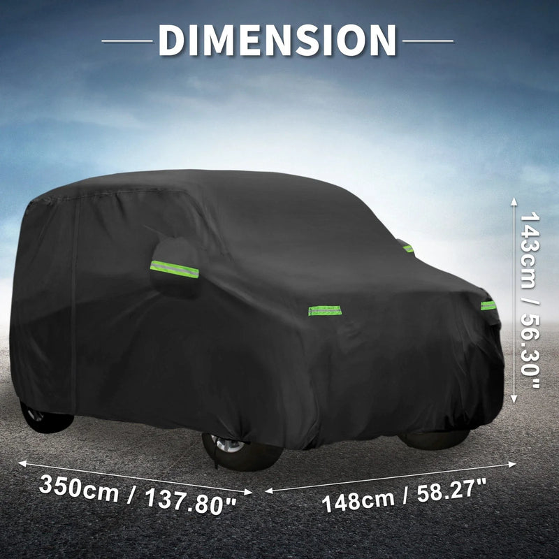 Honda N-WGN Black 350x148x143cm Waterproof Car Cover (2013-2023)