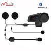 6 Riders Talking FM Radio 1000M Motorcycle Interphone Helmet