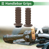 Motorcycle Dark Brown 7/8" 22mm Hand Grips Cover