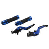 BMW G310R G310GS Blue Extendable Brake Clutch Levers Grips Set (2017-2023)