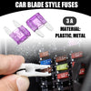 Car Short Circuit Protection 100 Pcs Mini 3AMP APM/ATM Blade Fuses
