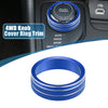 Jeep Cherokee, Compass (2014-2021) Blue 4WD Knob Cover Trim