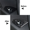 Audi TT TTRS Carbon Fiber Interior Door Lock Button Cover Trim (2008-2014)