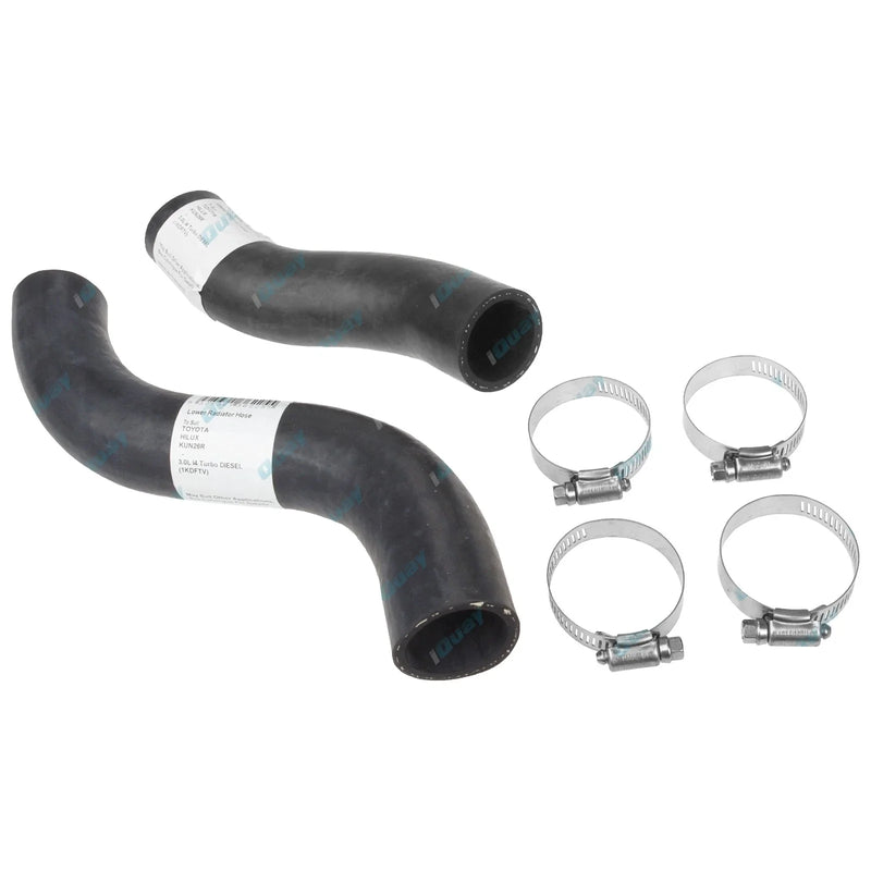 Hilux KUN16 KUN26 3.0L Diesel Upper & Lower Radiator Coolant Hoses