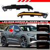 Audi Skoda LED Sequential Turn Signal Lamp Side Wing Mirror Light Blinker