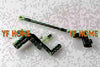 Honda CBR 1000RR (2008-2012) - Black Rear Set Foot Pegs